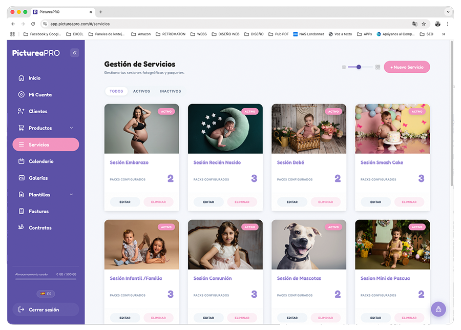 PictureaPRO. El software de gestión para fotógrafos.